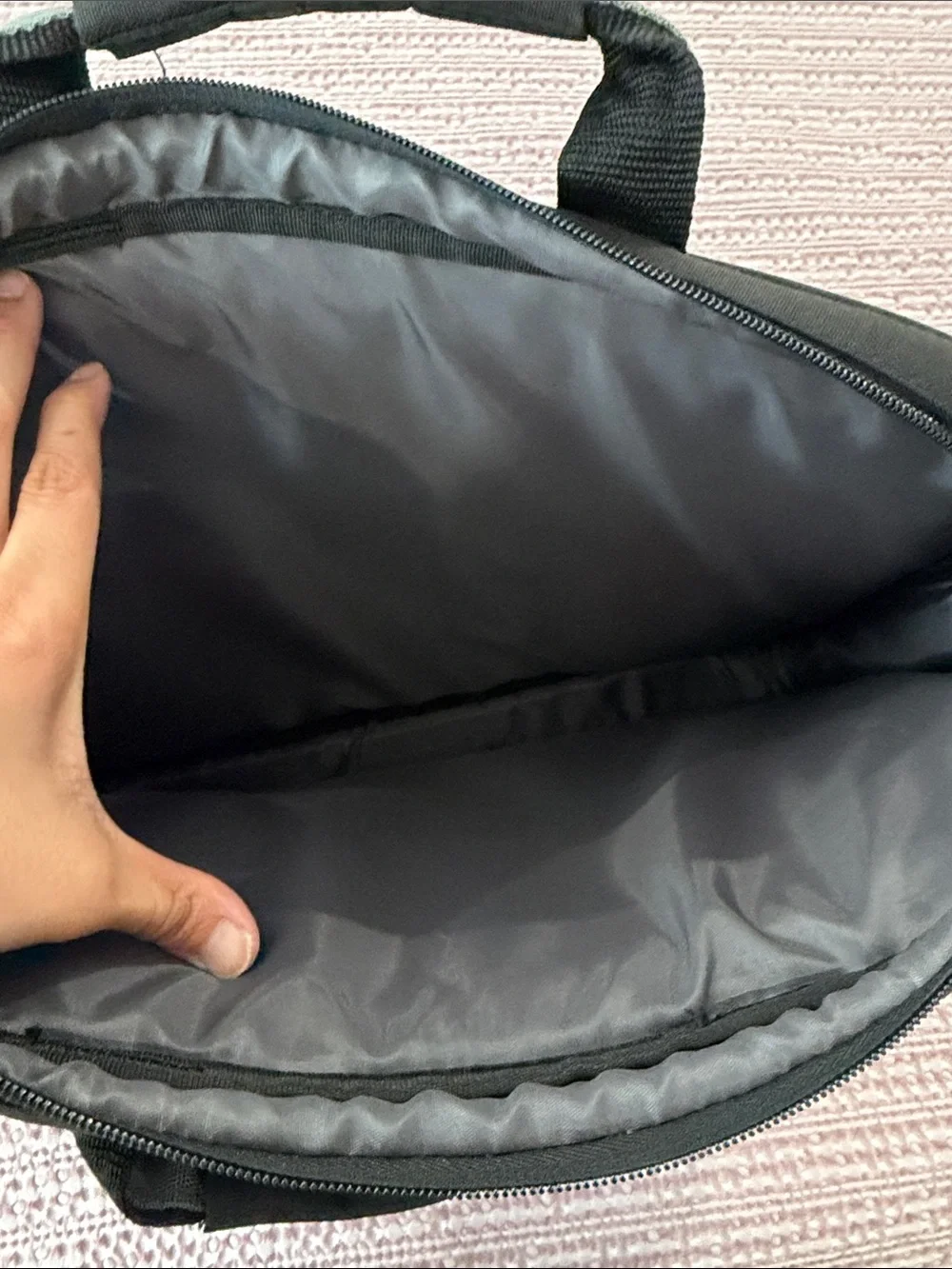 Black Laptop Briefcase with Shoulder Strap - CASE LOGIC